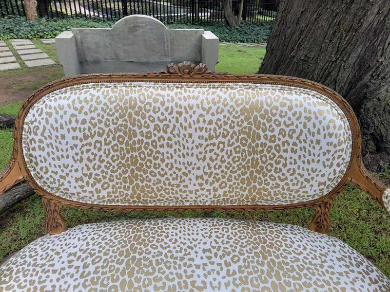 A 20th Century French Giltwood Settee
