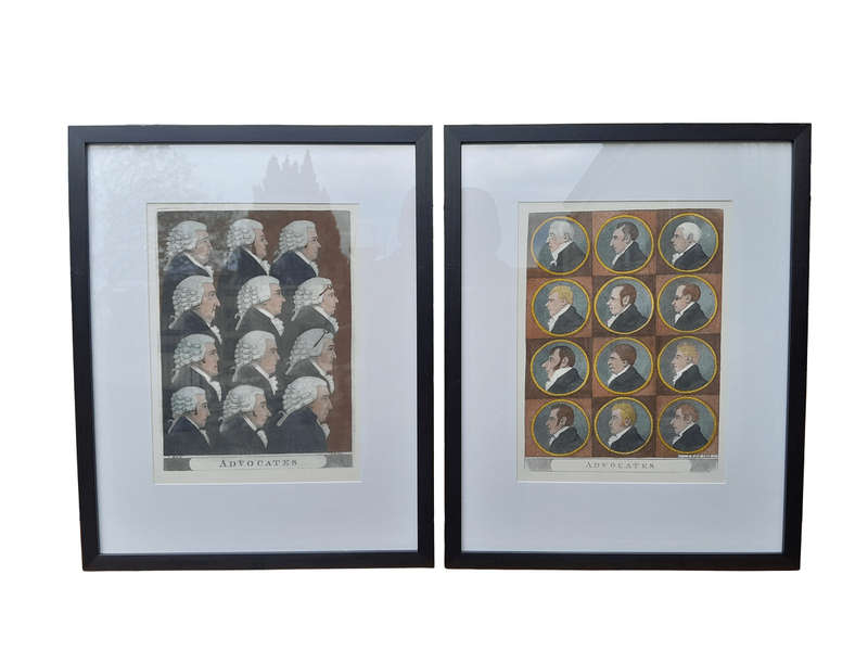A Set Of Two Works Advocates England After John Kay