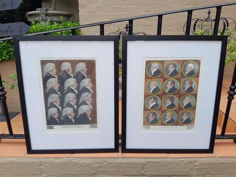 A Set Of Two Works Advocates England After John Kay