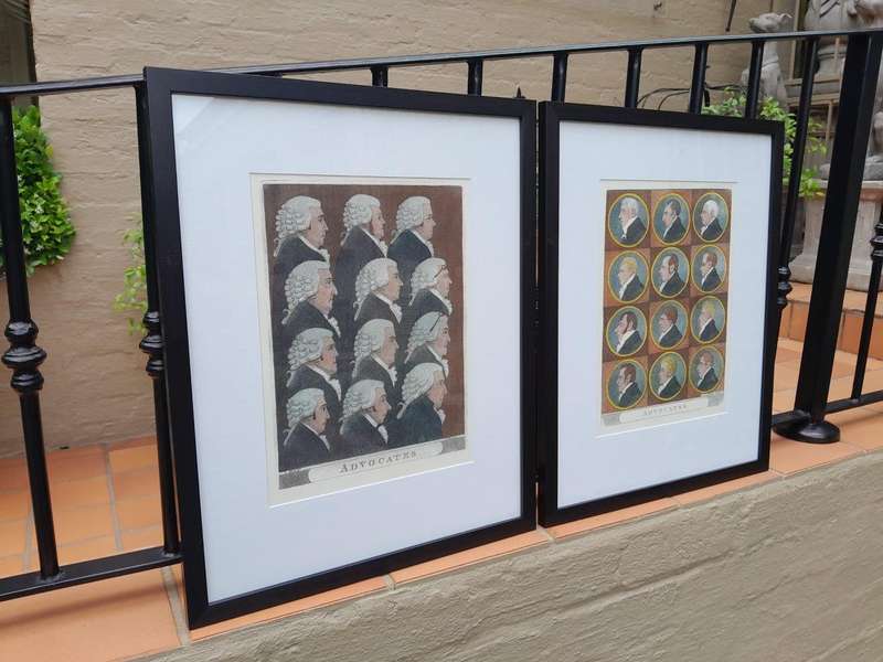 A Set Of Two Works Advocates England After John Kay