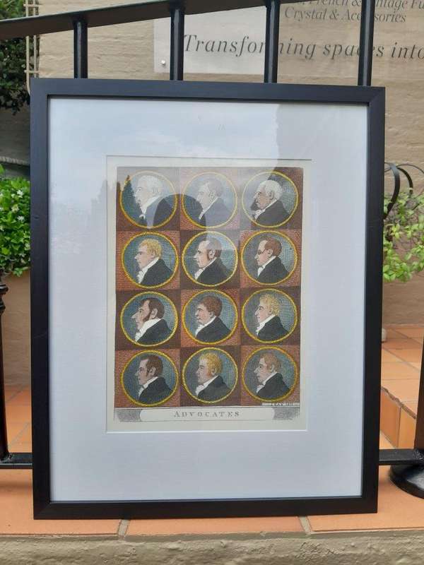 A Set Of Two Works Advocates England After John Kay