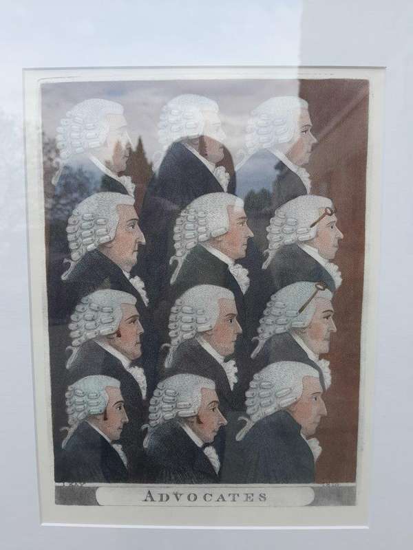 A Set Of Two Works Advocates England After John Kay
