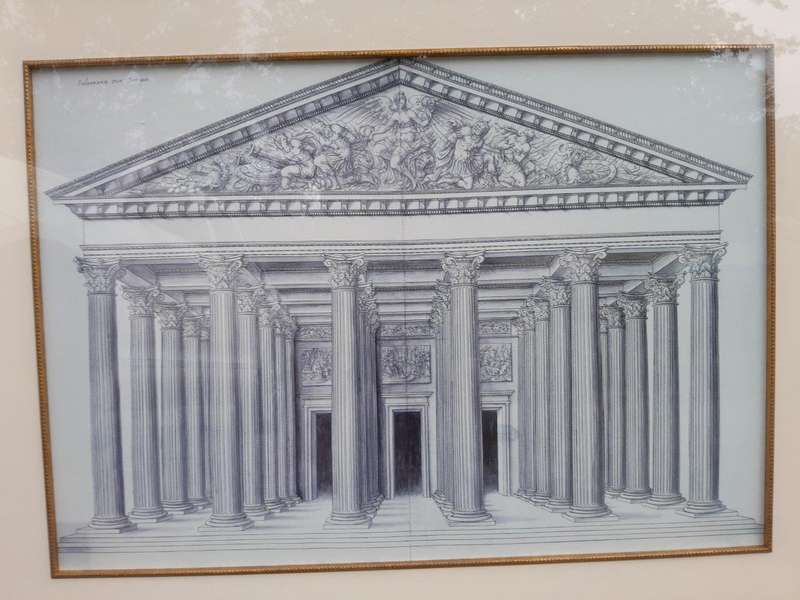 A Set Of Two Architectural Works: Forma Templi Da Petri In Vaticano And Study Of Grecian Te...