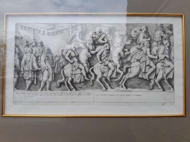 A Set Of Six Decorative Engravings In Gilded Frames