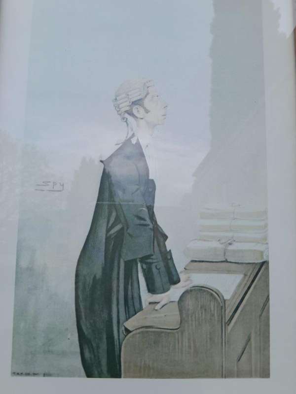 A Set Of Six Photolithographs Of Judges/Legal Studies By  Sir L. M. Ward
