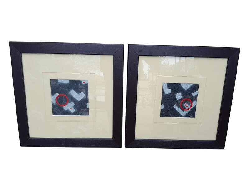 A Pair Of Hilton Edwards Two Works: Abstract Composition