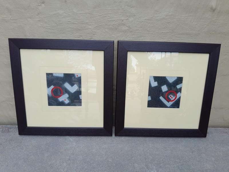 A Pair Of Hilton Edwards Two Works: Abstract Composition