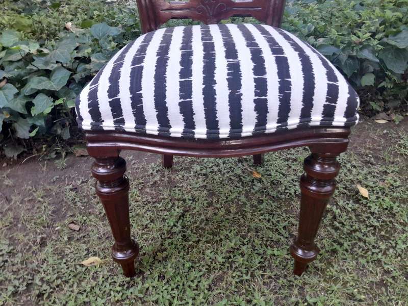 An Antique Victorian Circa 1889 Set of Ten Mahogany Dining Chairs