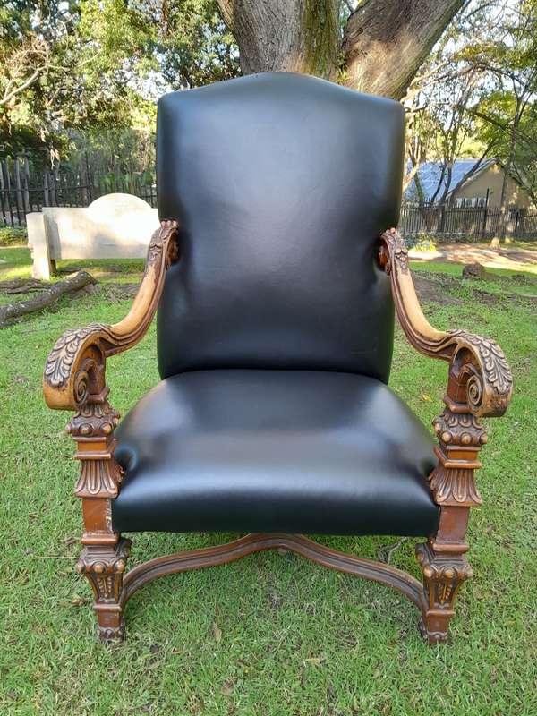 High Back Occasional Arm Chair