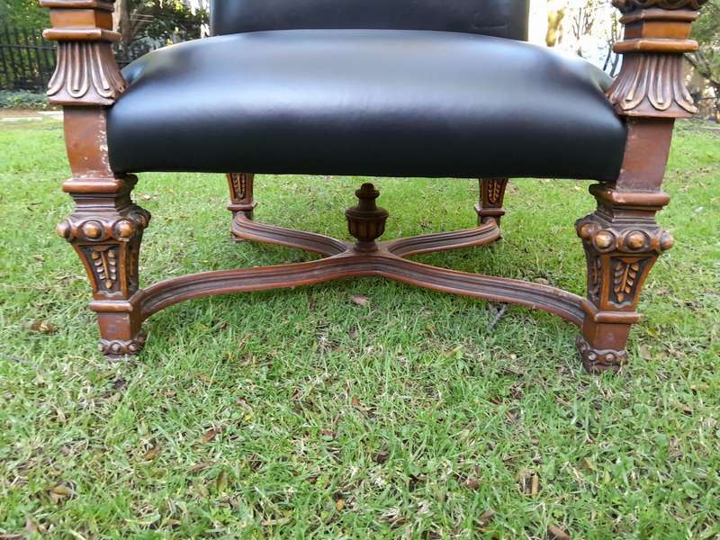 High Back Occasional Arm Chair