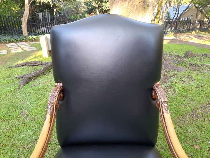 High Back Occasional Arm Chair