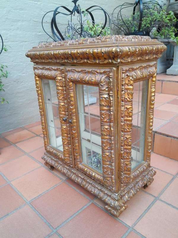 A 20th Century French Baroque Style Display Cabinet
