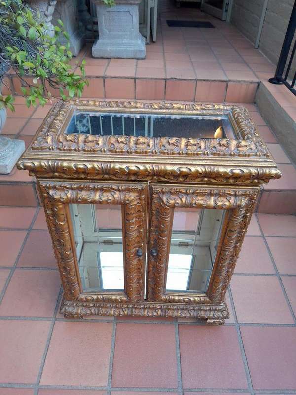 A 20th Century French Baroque Style Display Cabinet