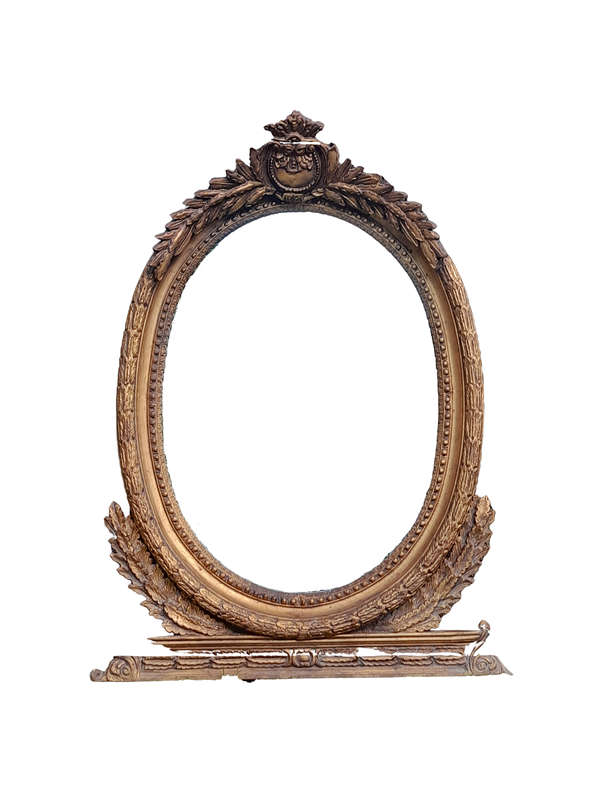 A French Style Ornately Carved and Gilded Bevelled Mirror 7