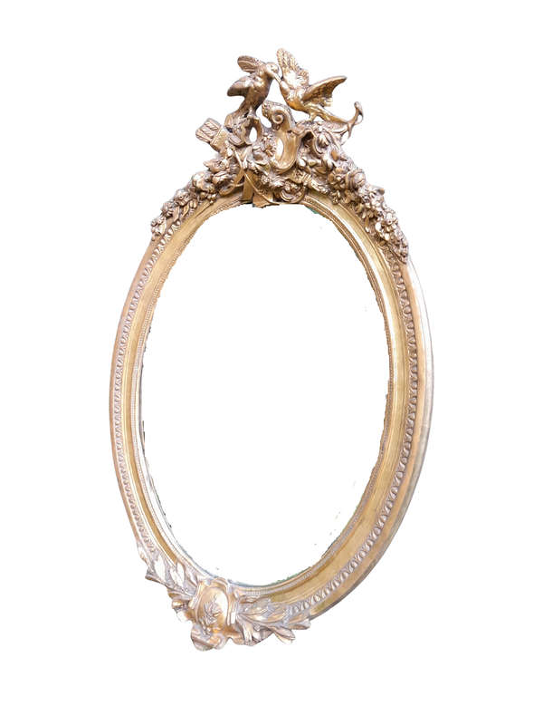 A French Style Ornately Carved and Gilded Bevelled Mirror 15