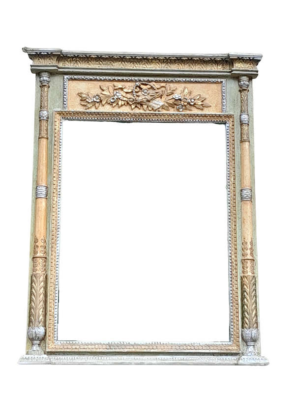 A 20th Century French Style Carved Giltwood Mirror