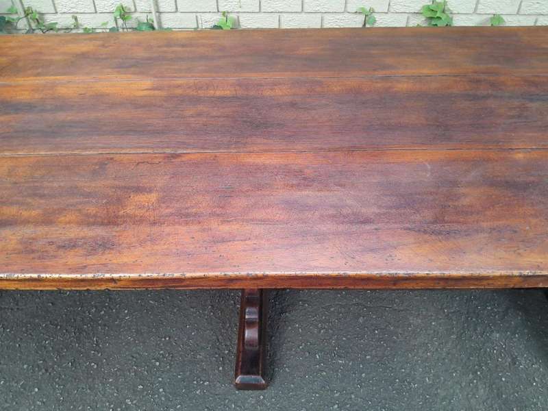 A 19th Century Sleeper Wood Refectory / Dining Table