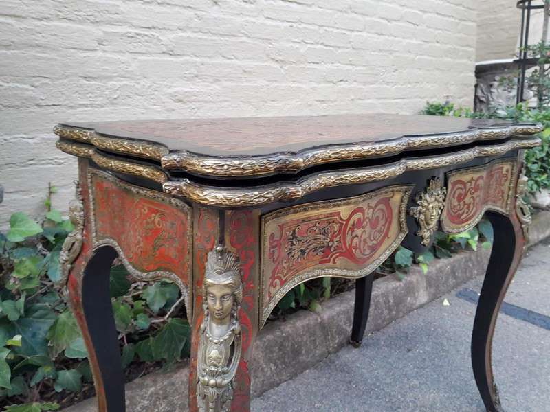 A 19TH Century Boulle and Ebonised Orrmolu Mount Card Table