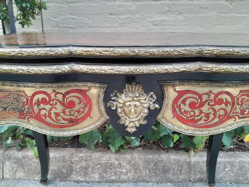 A 19TH Century Boulle and Ebonised Orrmolu Mount Card Table