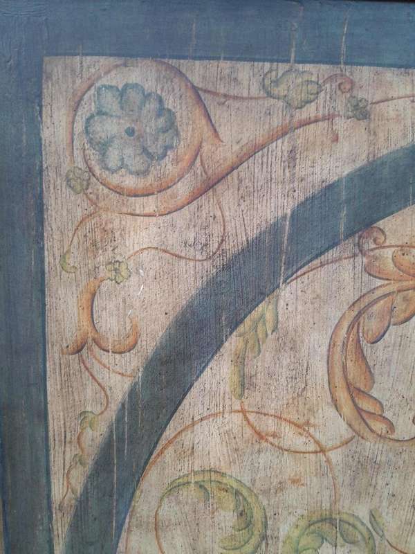 A 20th Century Pair of Painted Wooden Panels