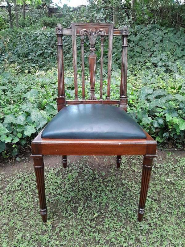 A 20th Century George III Hepplewhite Style Set of Ten Dining Chairs Comprising a Pair of Carvers...