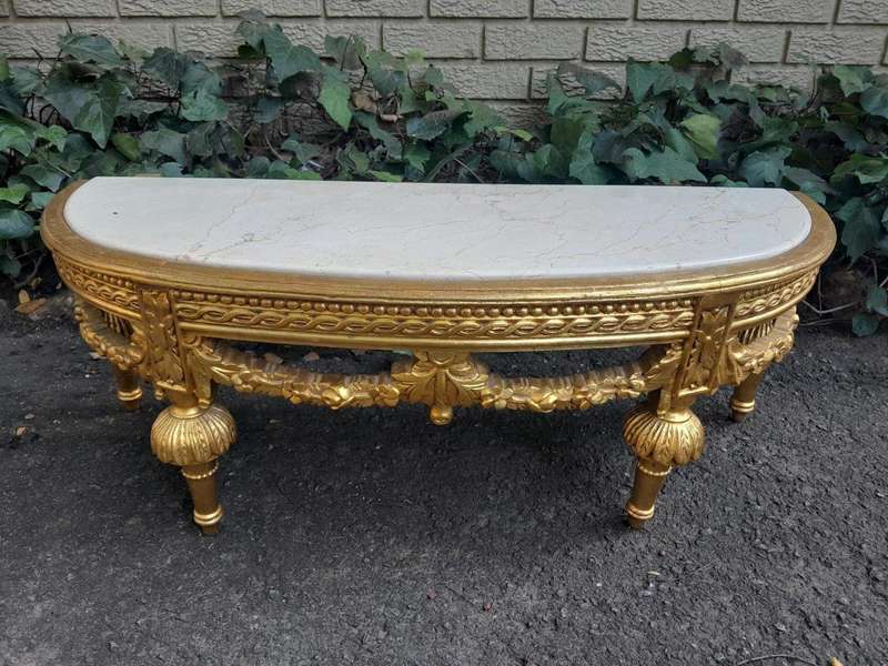 A 20th Century French Style Mirror Base  /  Consol