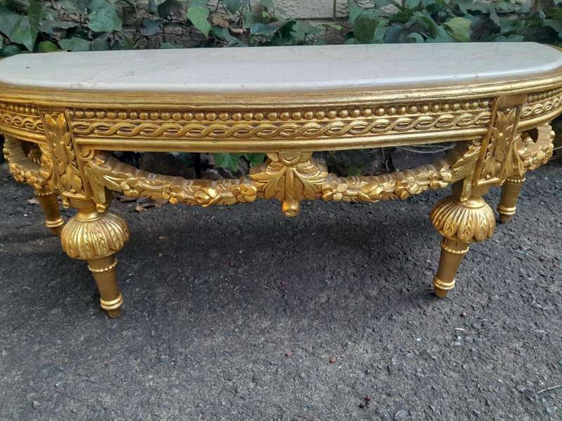 A 20th Century French Style Mirror Base  /  Consol