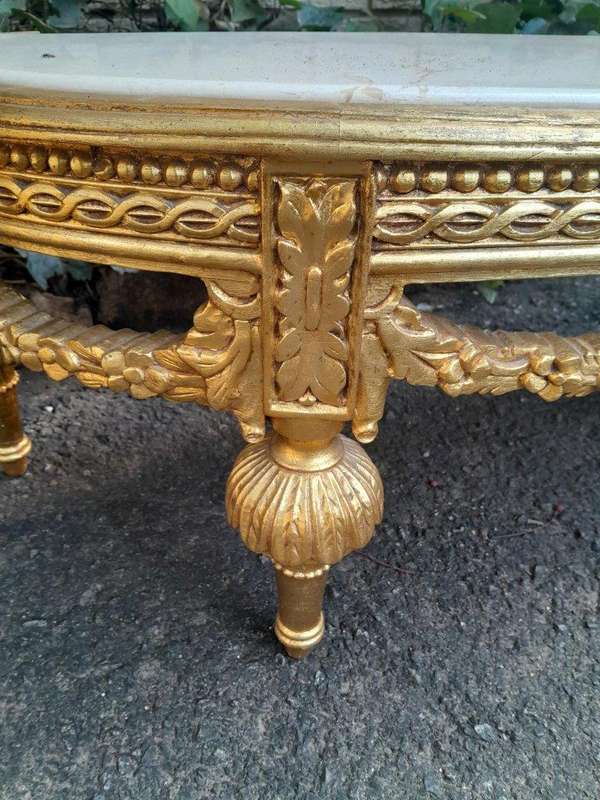 A 20th Century French Style Mirror Base  /  Consol