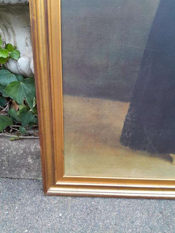 A 20TH Century Pair of Giclee Prints of a Countess and Marchioness of Large Proportions in Gilded...