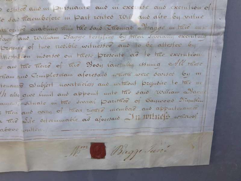 A 20th Century Indenture Ink on Paper with Wax Seals