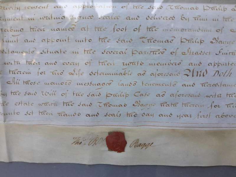 A 20th Century Indenture Ink on Paper with Wax Seals