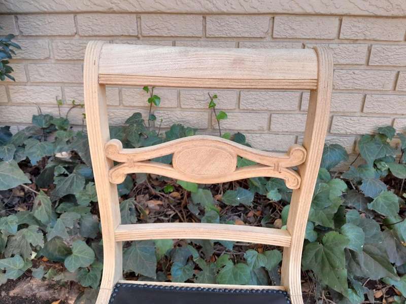 A 20th Century Set of Eight Mahogany Dining Chairs in a Contemporary Bleached Finish