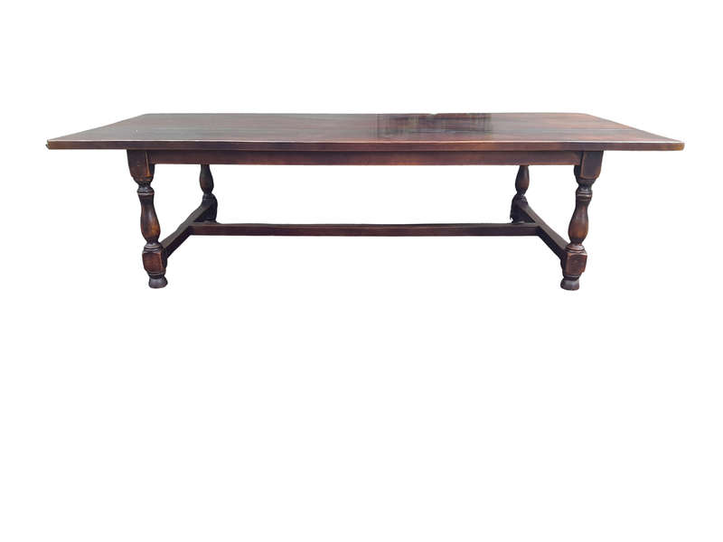 A 20th Century Refectory / Dining Table of Large Proportions By Gregory Grant