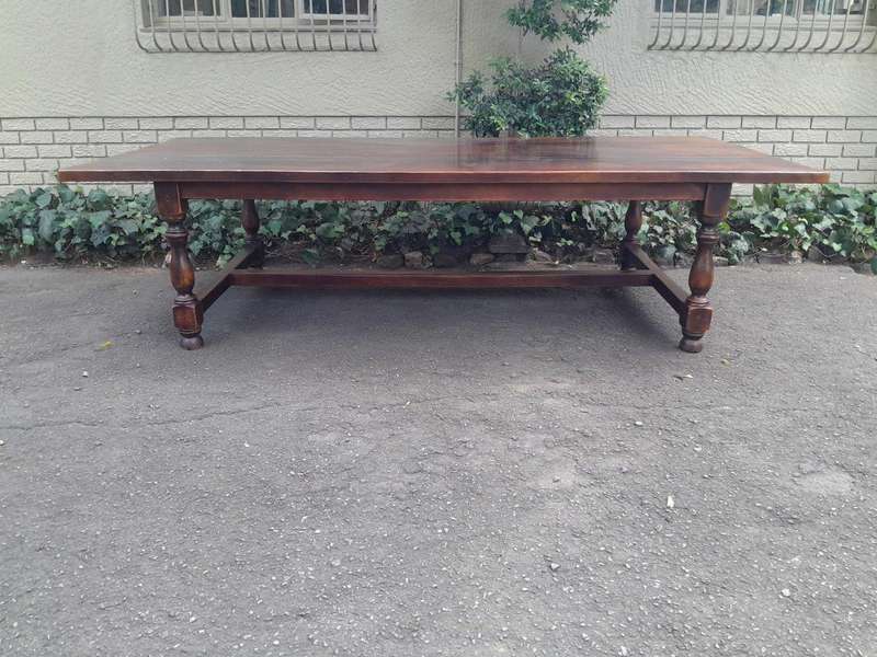 A 20th Century Refectory / Dining Table of Large Proportions By Gregory Grant