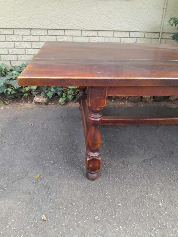 A 20th Century Refectory / Dining Table of Large Proportions By Gregory Grant