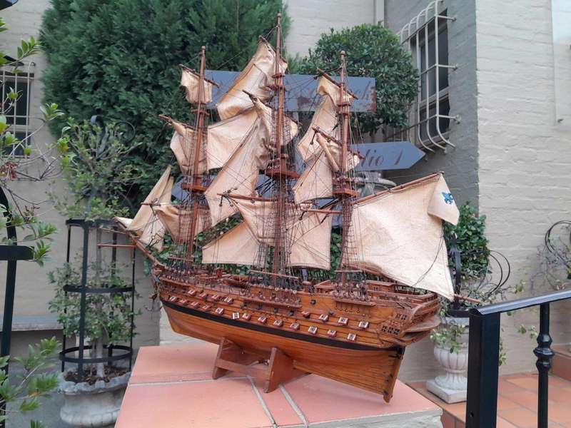 A 20th Century French Ship' "Le Superb", which was a galleon from the 1800's
