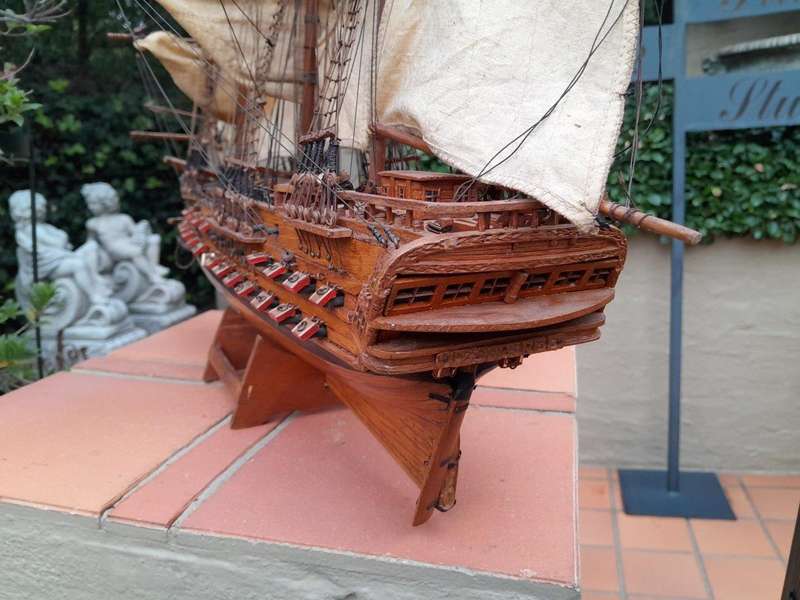 A 20th Century French Ship' "Le Superb", which was a galleon from the 1800's