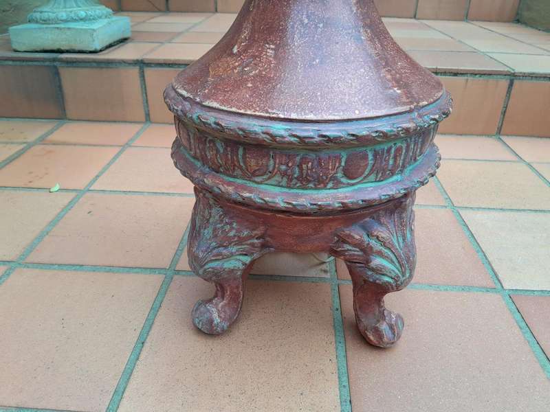 A 20th Century Pair of Solid Stone Table Lamp Bases