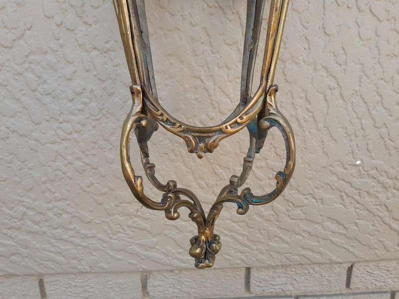 A Set of Two 20th Century Brass Lanterns