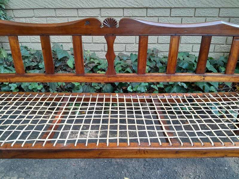 A 19th Century Africana Stinkwood Riempie Bench