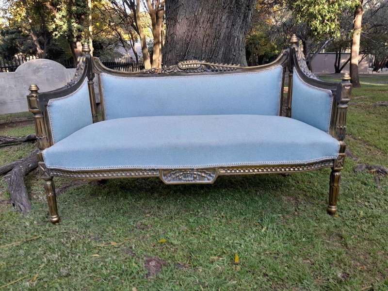 A 20th Century French Style Set of  A Pair of Armchairs and a Settee
