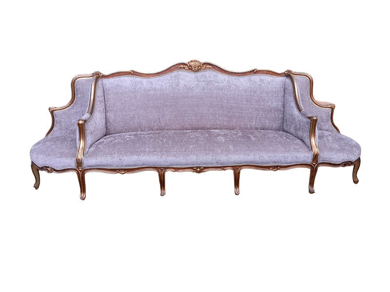 A 20th Century French Style Large Conversation Settee