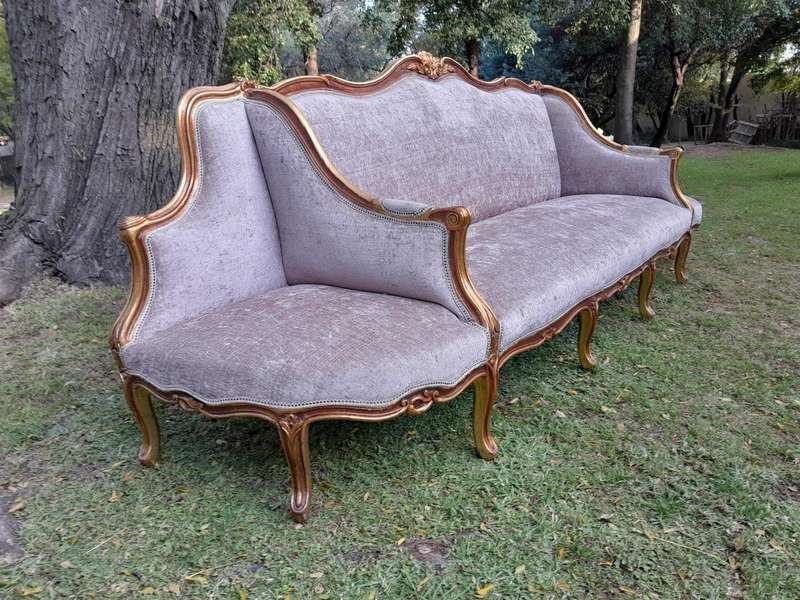 A 20th Century French Style Large Conversation Settee