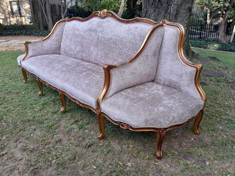 A 20th Century French Style Large Conversation Settee