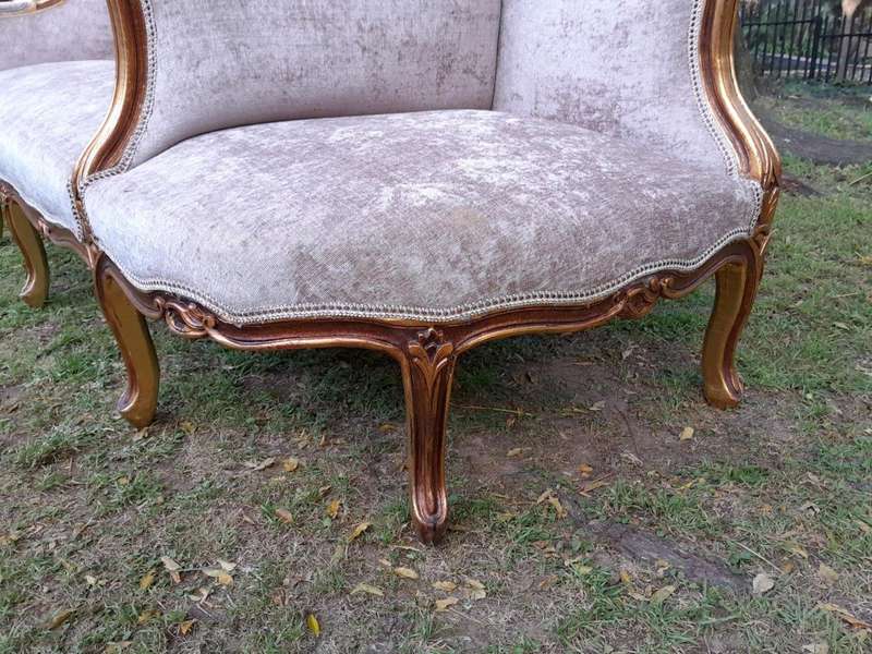 A 20th Century French Style Large Conversation Settee
