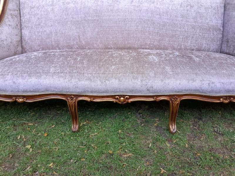 A 20th Century French Style Large Conversation Settee