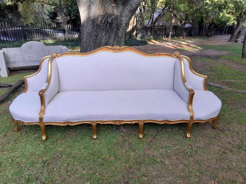A 20th Century French Style Large Conversation Settee