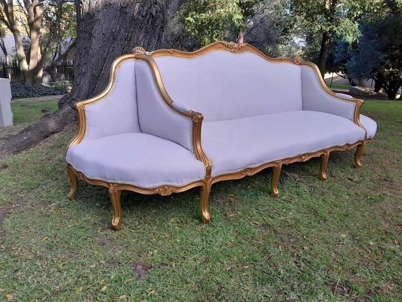 A 20th Century French Style Large Conversation Settee