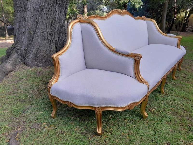 A 20th Century French Style Large Conversation Settee