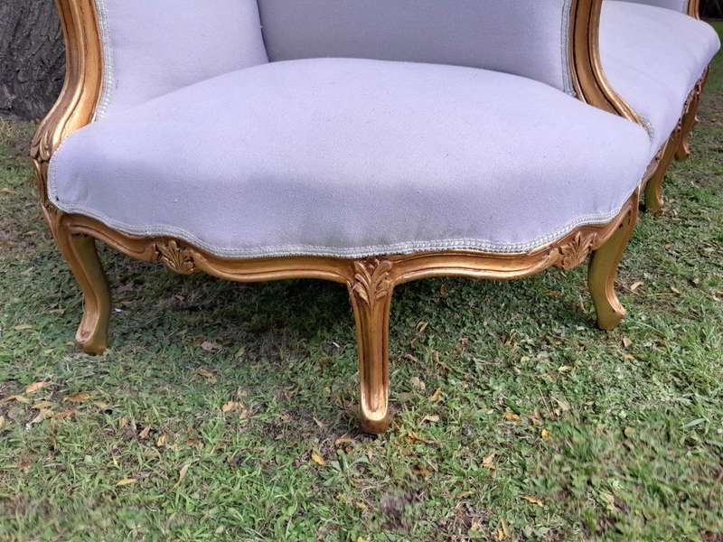 A 20th Century French Style Large Conversation Settee